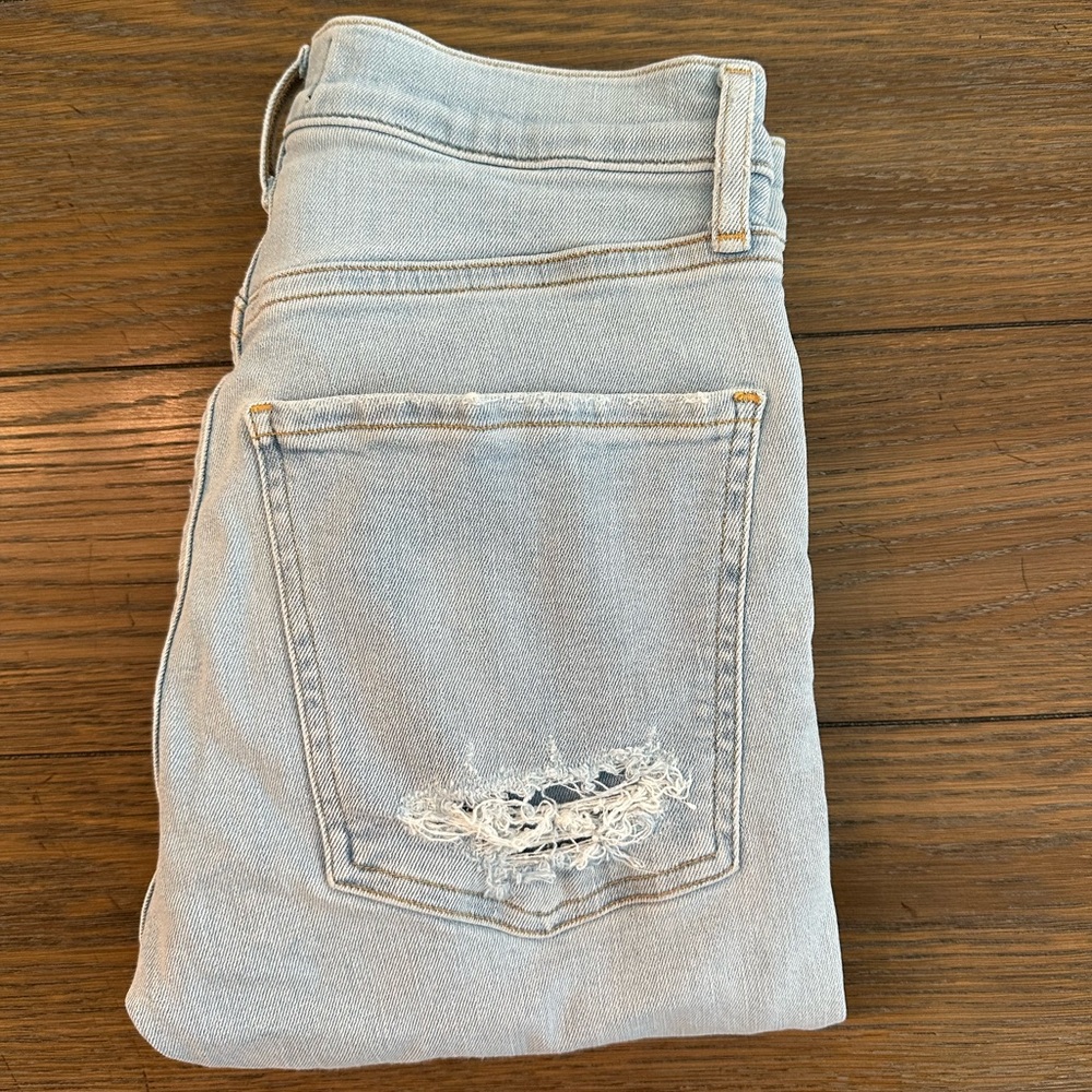 Agolde‎ Light Blue Cropped Jeans Size 25 Gently Worn